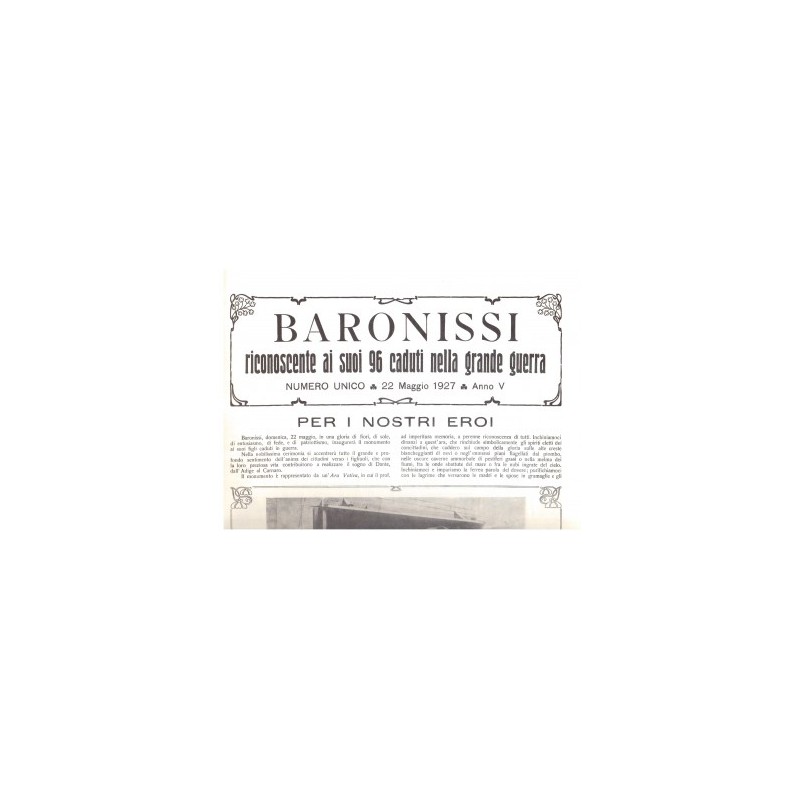 Baronissi 1927